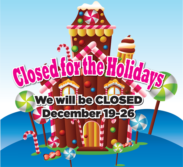 CLOSED FOR THE HOLIDAYS