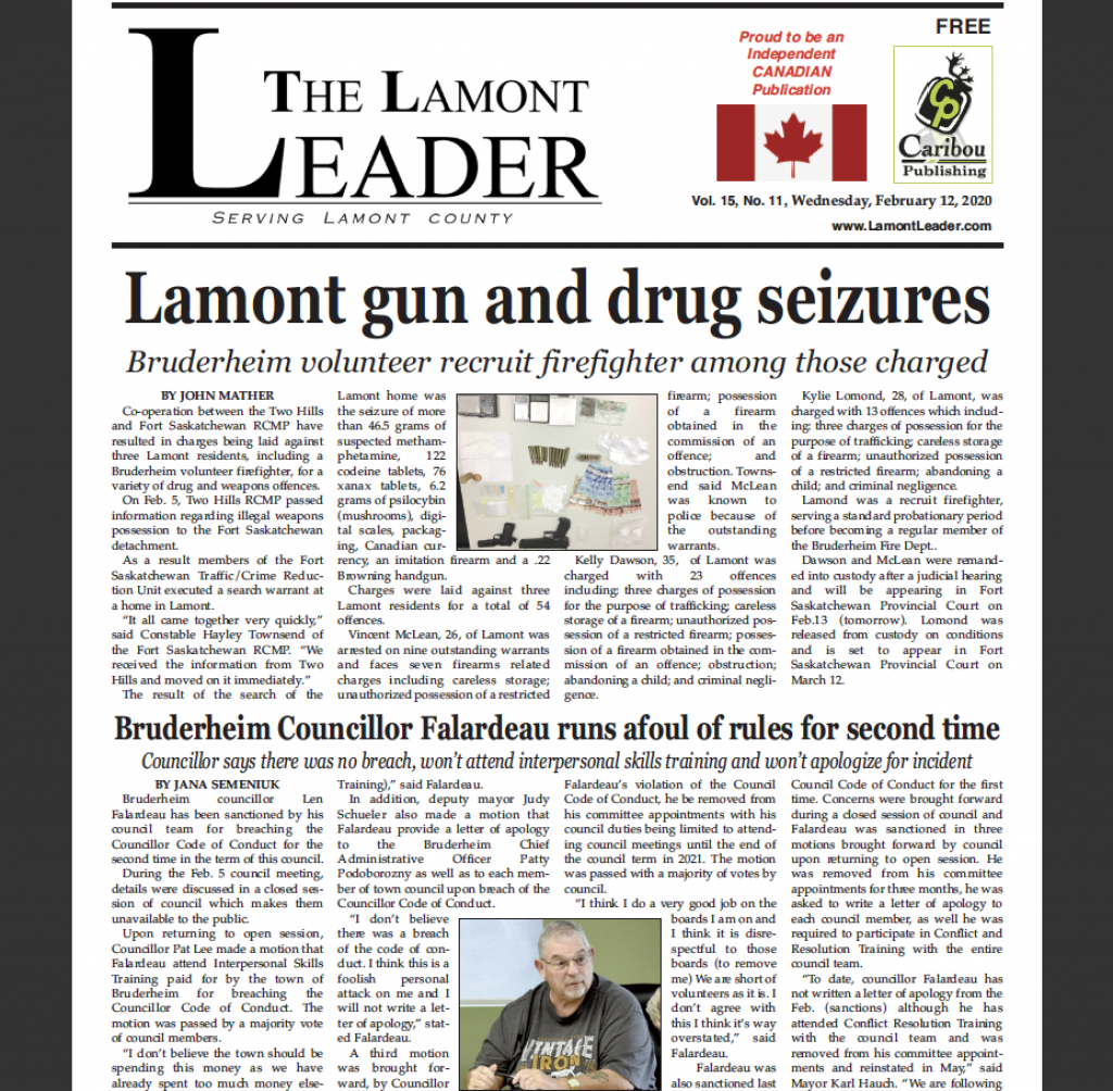 Read the February 12 Leader here and have a great long weekend!