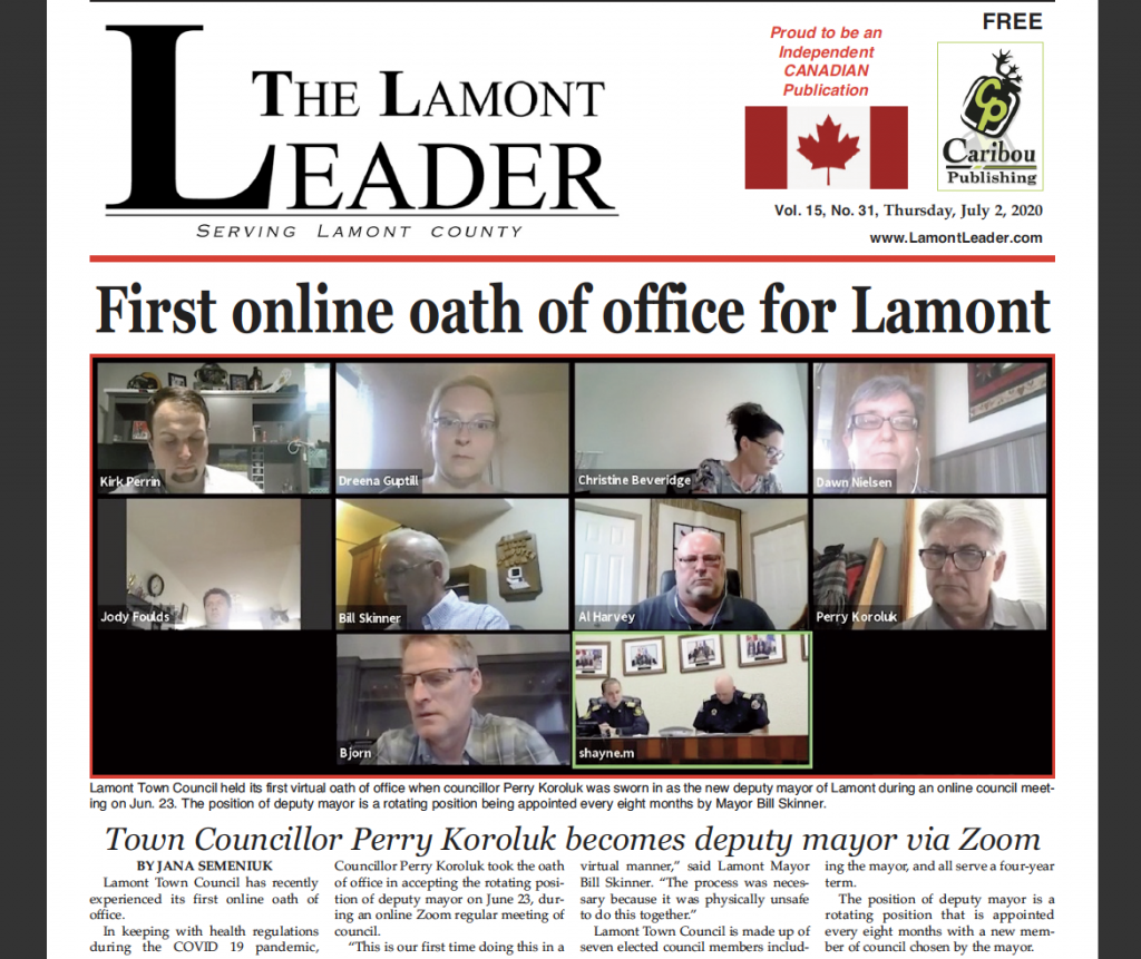 First online oath of office for Lamont – read this week’s LEADER now!