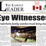Eye Witnesses: Bruderheim family watches truck being stolen – grab a copy of this week’s LEADER or read online NOW!