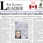 Ratepayers need to revolt says Councillor – read the Sept. 2 Leader now!