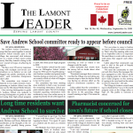 ‘Save Andrew School’ committee ready to appear before council – read this week’s LEADER now!!