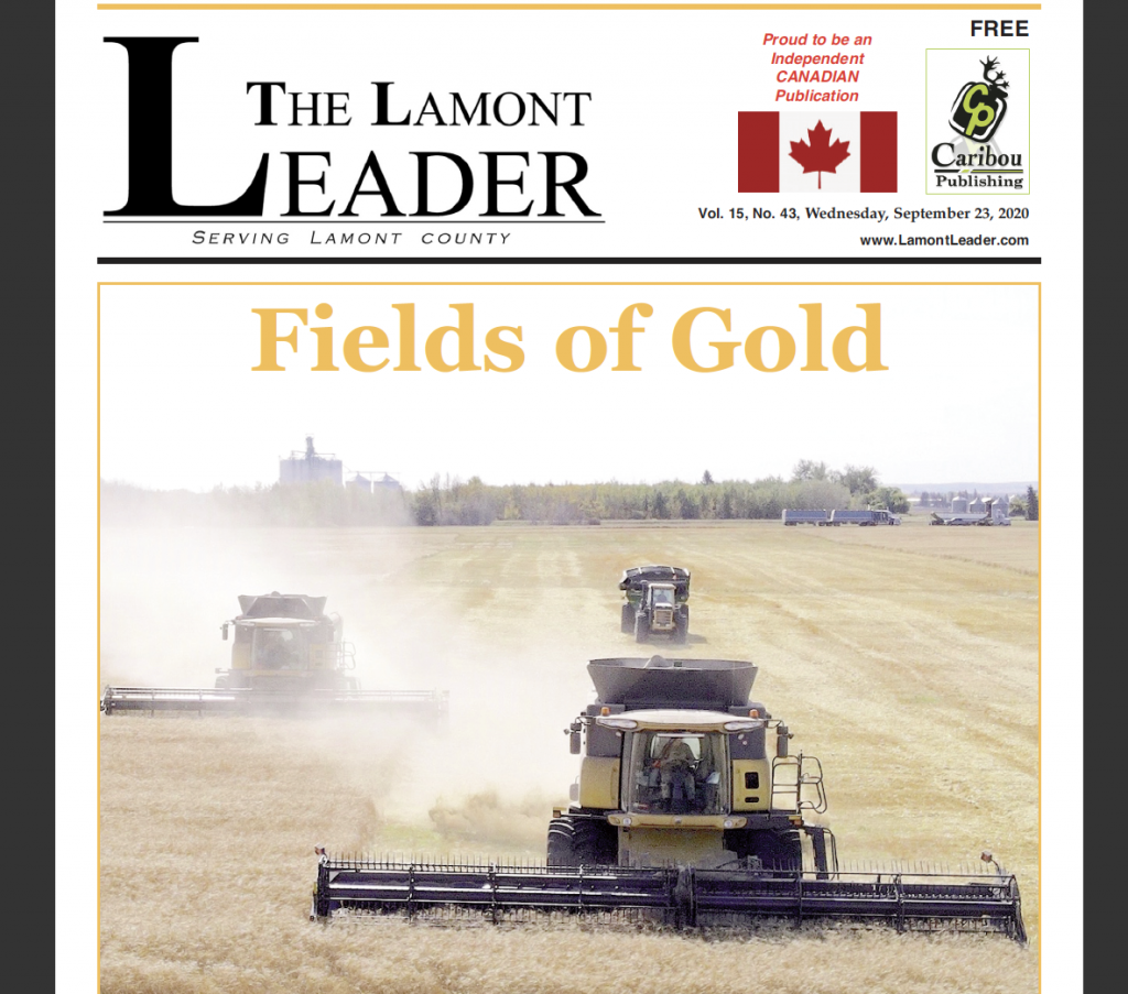 Fields of Gold – Read this week’s LAMONT LEADER now! Including the 2020 Fall Section: