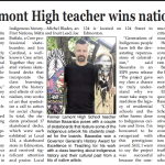 Former Lamont High teacher wins national award – read this week’s LEADER now!