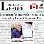 Monument for bus crash victims to be studied – read this week’s LEADER!