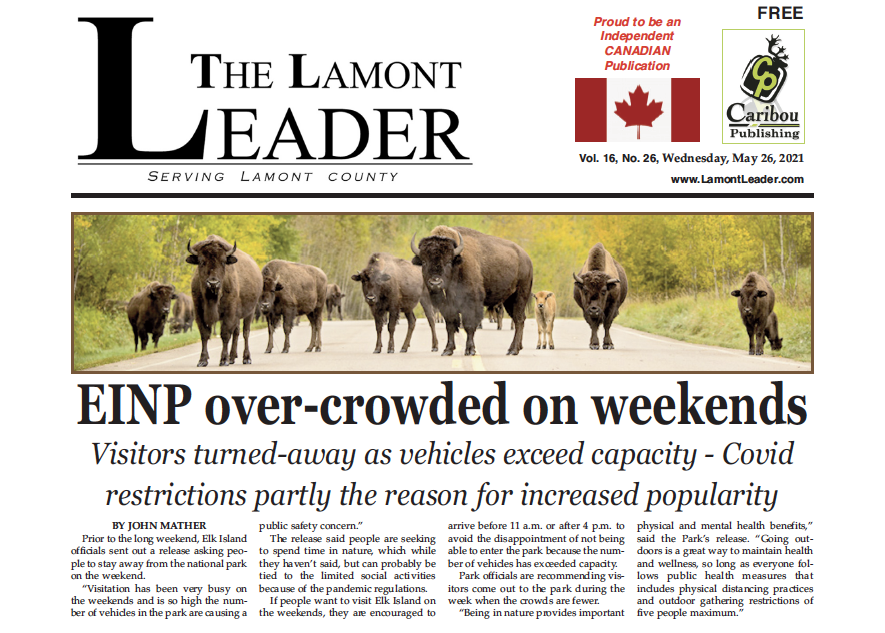 EINP over-crowded on weekends – read this week’s LEADER now!