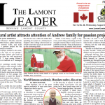 Artist attracts attention of Andrew family for passion project – read this week’s LEADER now!
