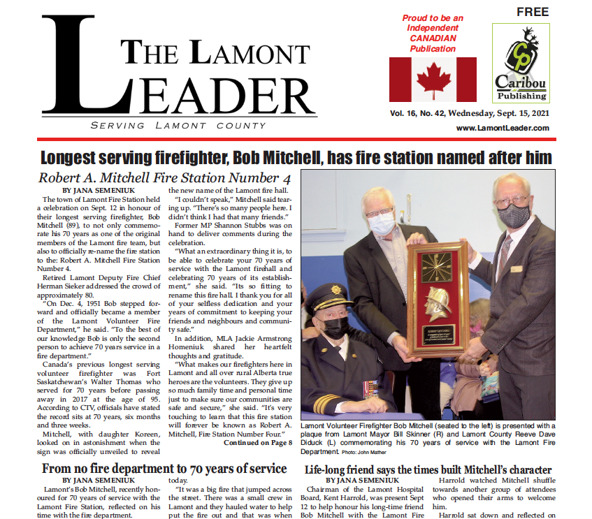 Fire station named after longest serving firefighter – read this week’s LEADER now!