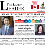 Federal election results plus nominations in for upcoming municipal elections – read this week’s LEADER now!