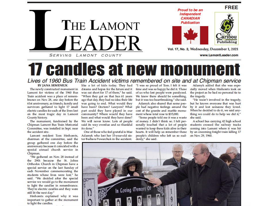 Lots to read in this week’s issue of the Leader – check it out right here: