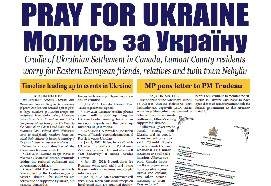 Pray for Ukraine – read this week’s LEADER now!