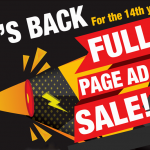 Full Page Ads are now 50% Off!!!