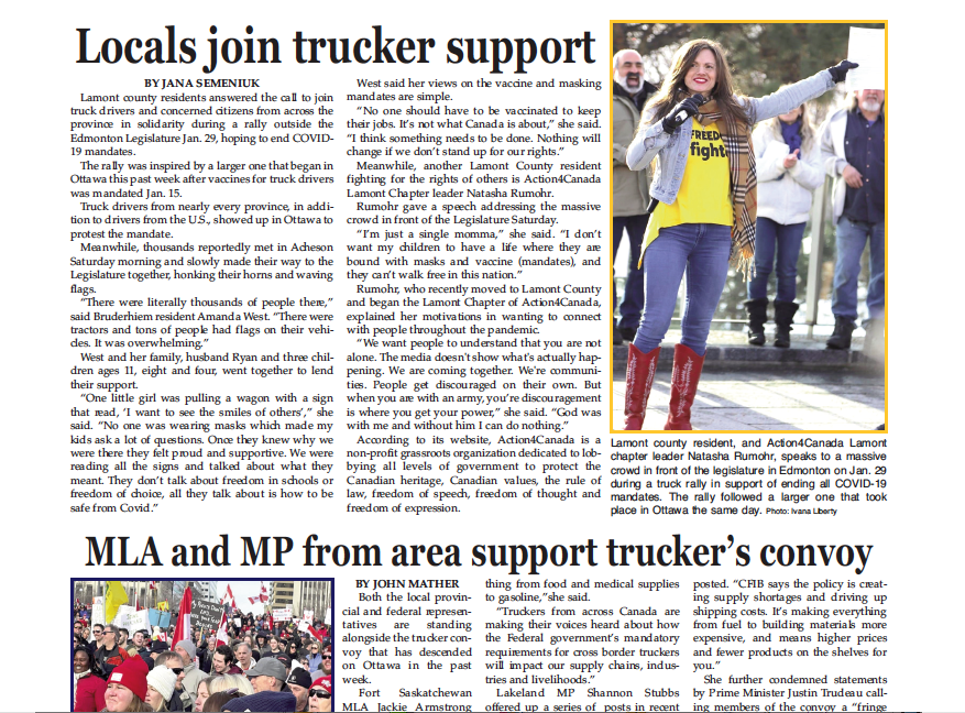 Support for truckers – read this week’s LEADER now: