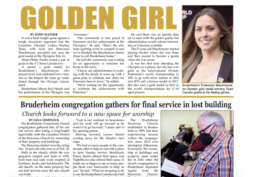 GOLDEN GIRL! This week’s LEADER is out now: