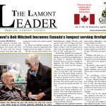 Lamont’s Bob Mitchell becomes Canada’s longest serving firefighter – this week’s LEADER is out now!