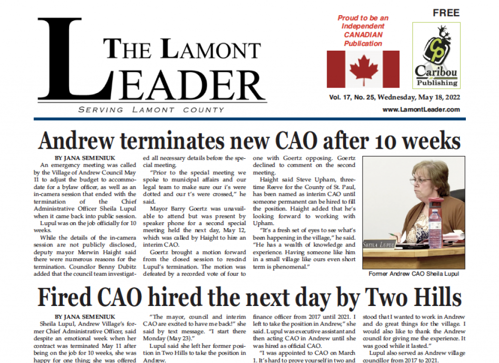 Check out the latest Lamont Leader – out now!
