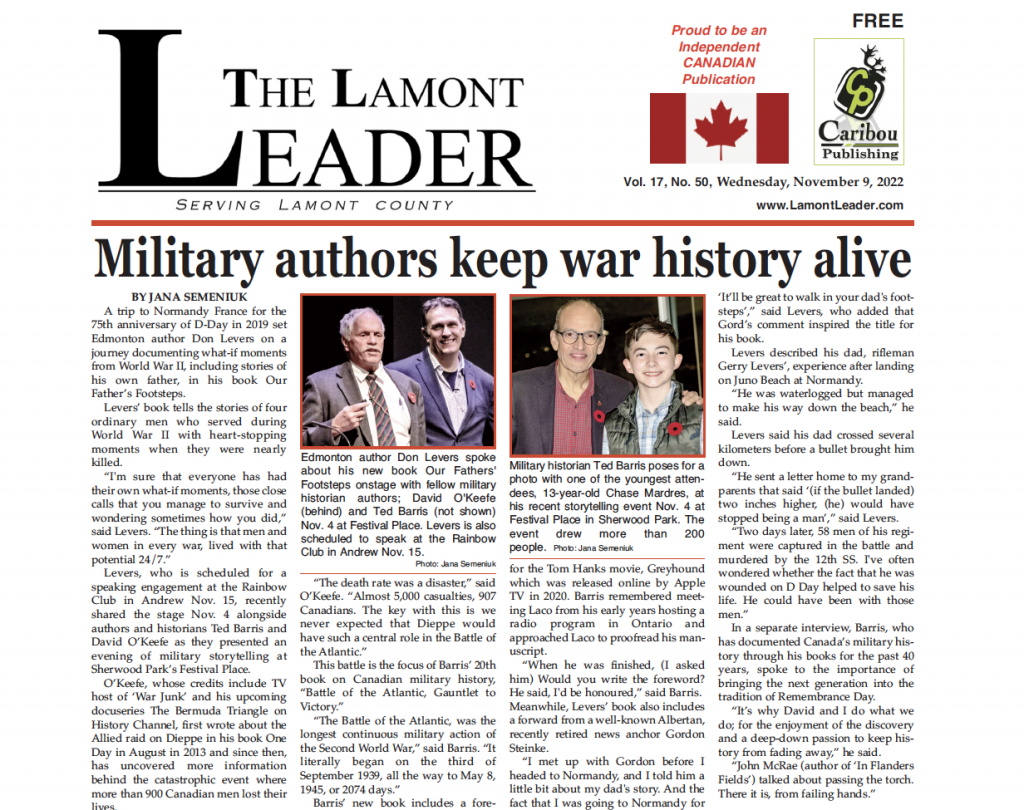 Military authors keep war history alive – read this week’s LEADER here: