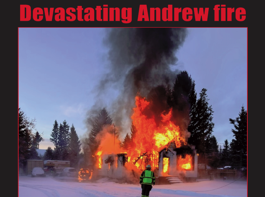 Devastating fire in Andrew – this week’s LEADER is out now!