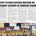 Andrew School closing? Read the April 5 Leader here:
