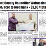 County councillor donates to Food Bank – read this week’s LEADER!