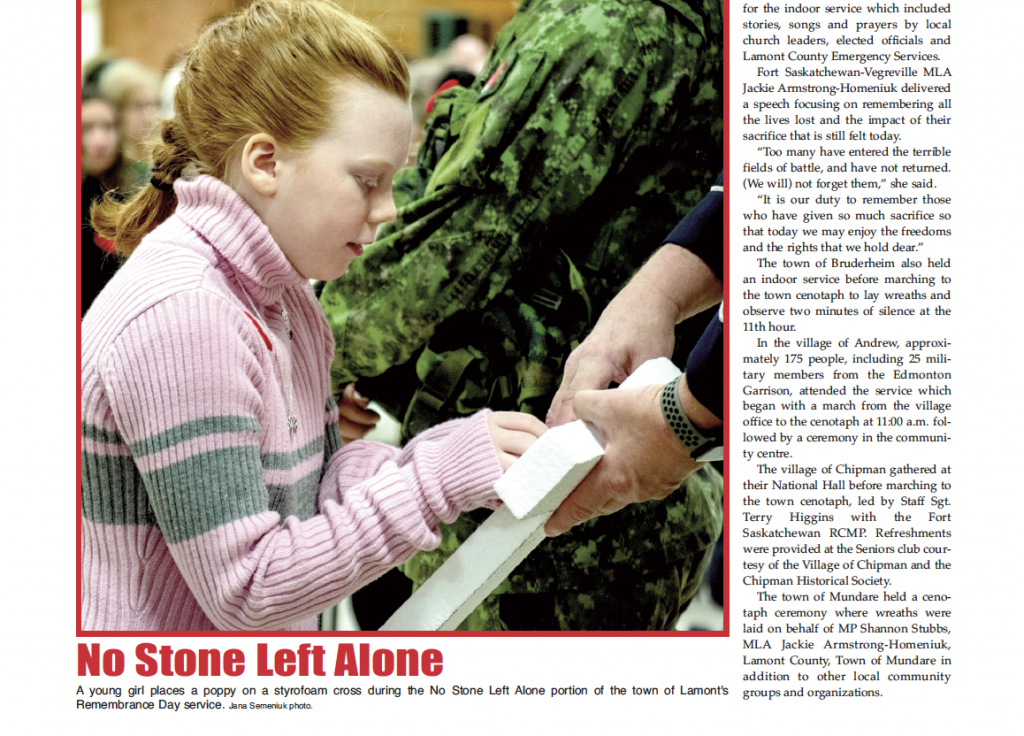 No Stone Left Alone – read this week’s LEADER!