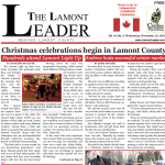 Christmas celebrations begin in Lamont County – read this week’s LEADER