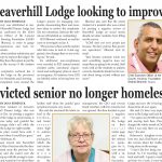 Evicted senior no longer homeless – read this week’s LEADER here: