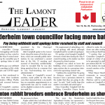 Bruderheim councillor facing more battles – read this week’s LEADER: