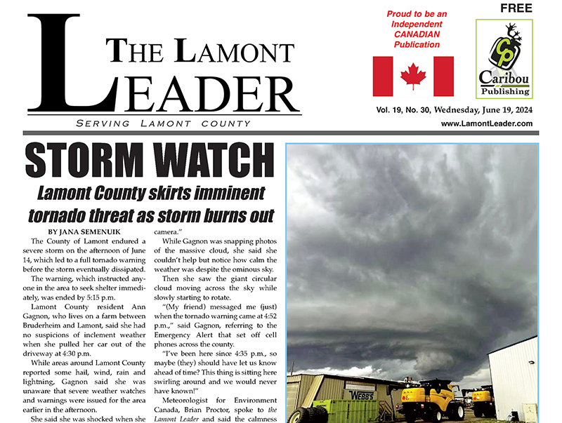STORM WATCH! Check out the June 19 Leader: