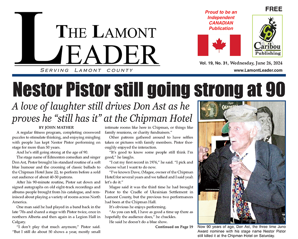 Nestor Pistor still going strong – read this week’s LEADER: