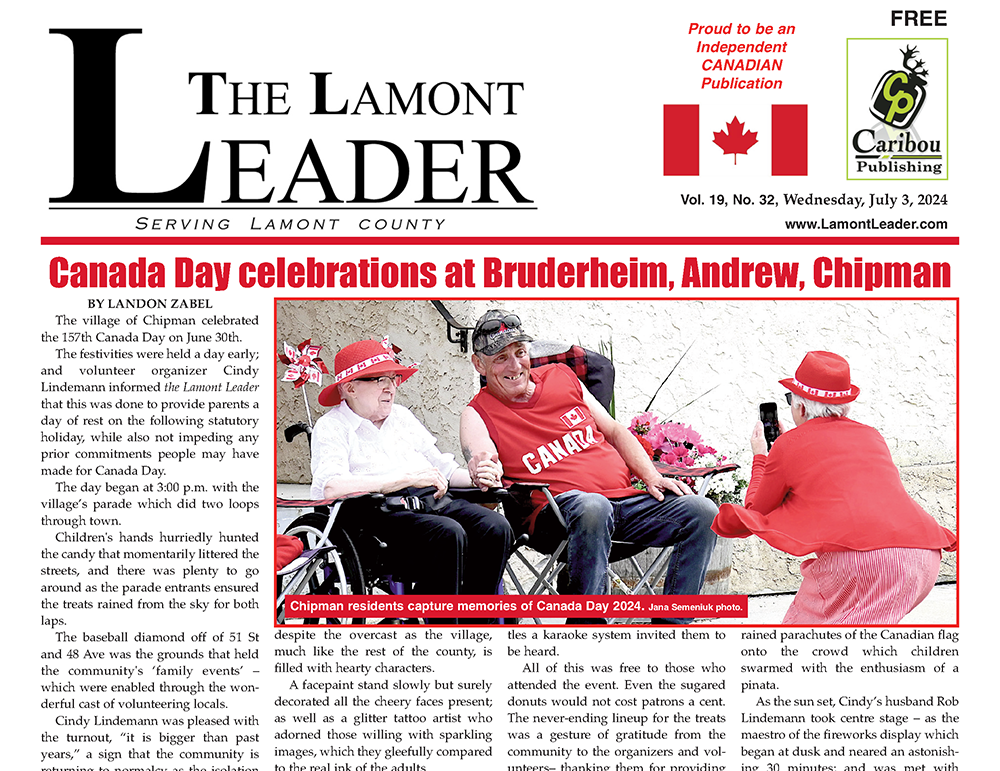 Canada Day celebrates around the county – the July 3 Leader is out now:
