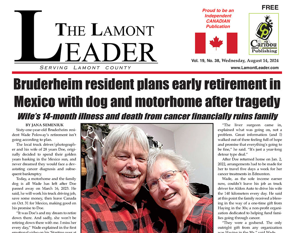 Wife’s 14-month illness and death financially ruins family – read this week’s LEADER