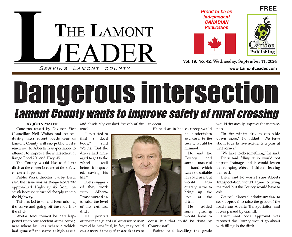 Dangerous Intersection – read the Sept. 11 LEADER here: