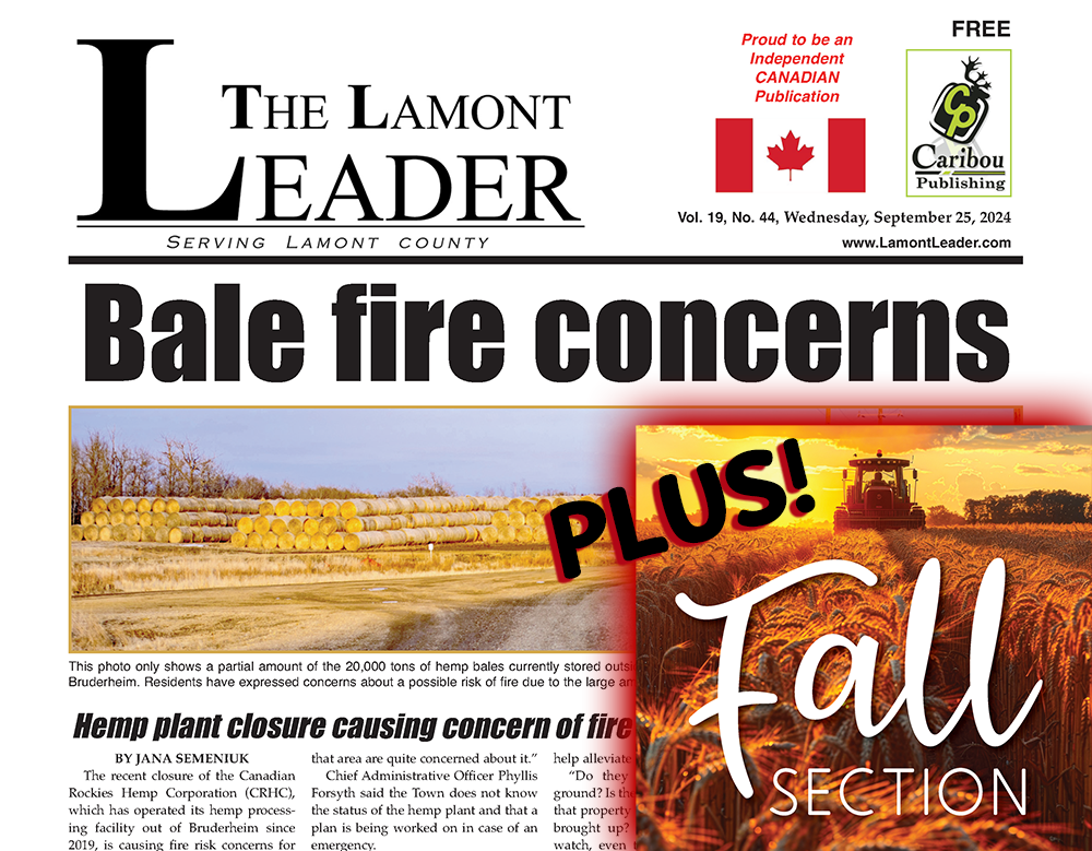 Bale Fire Concerns – read this week’s LEADER here plus the 2024 Fall Section!
