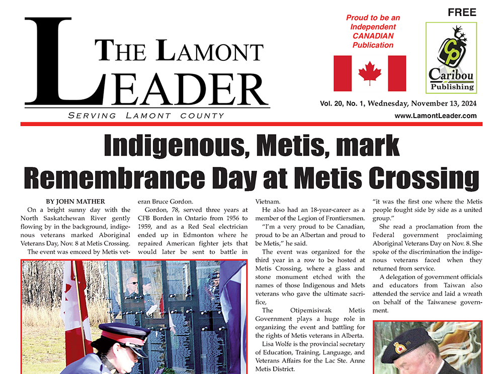 Read the November 13 LEADER online here: