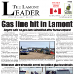 Gas Line Hit in Lamont – read the March 19 LEADER here: