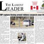 RCMP capture fleeing armed robbery suspects near EINP – March 26 LEADER is here: