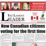 New Canadian citizens voting for the first time – read the April 16 LEADER here: