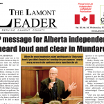 Message heard loud and clear in Mundare – the May 28 Lamont Leader is out now!