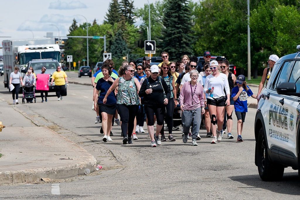 790 km across Alberta for mental health